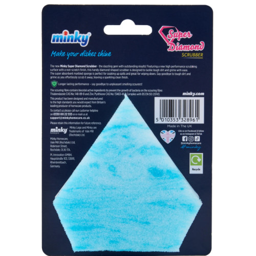 Универсальная чистящая губка Minky Super Diamond Scrubber